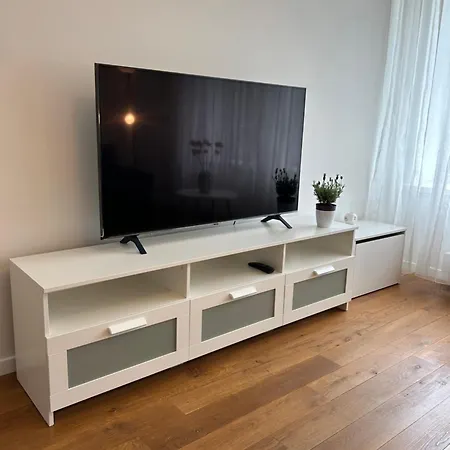 Spacious 56 M2 In The Quiet Center, Free Private Underground Parking & Self Check-in Appartement