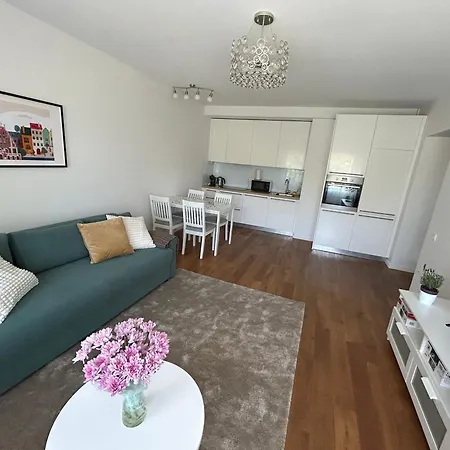 Spacious 56 M2 In The Quiet Center, Free Private Underground Parking & Self Check-in Riga